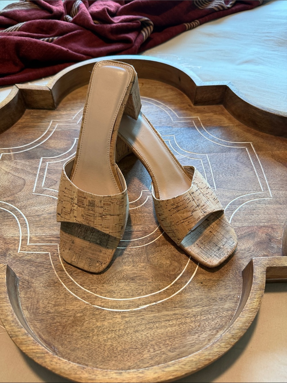 Cork Slide Sandals